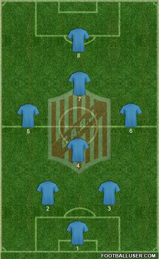 9 de Julio Formation 2018