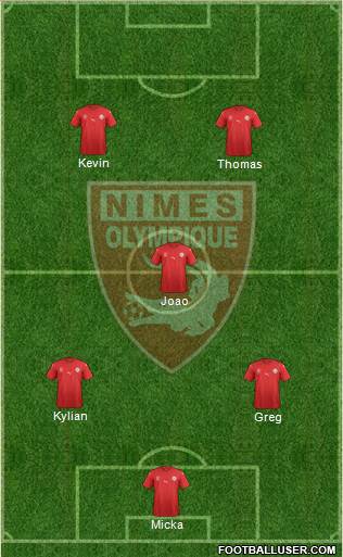 Nîmes Olympique Formation 2018