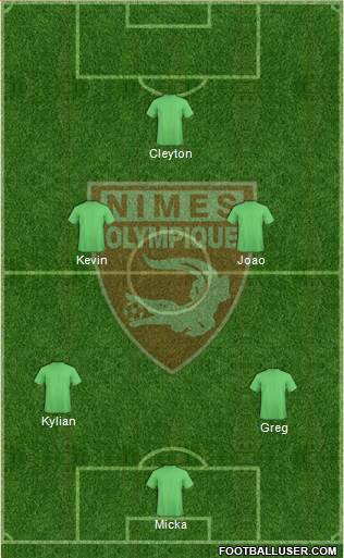 Nîmes Olympique Formation 2018