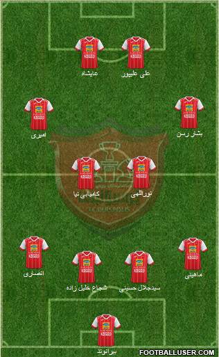 Persepolis Tehran Formation 2018