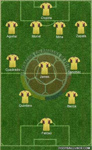 Colombia Formation 2018