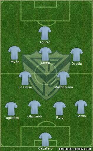 Vélez Sarsfield Formation 2018