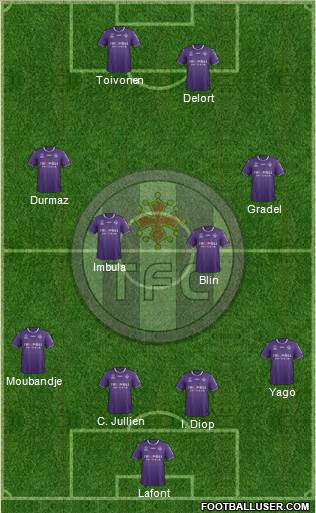 Toulouse Football Club Formation 2018