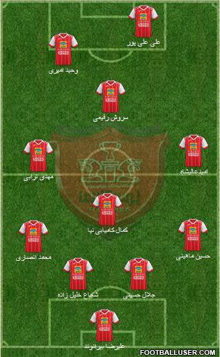 Persepolis Tehran Formation 2018