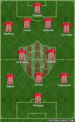 Unión de Santa Fe Formation 2018