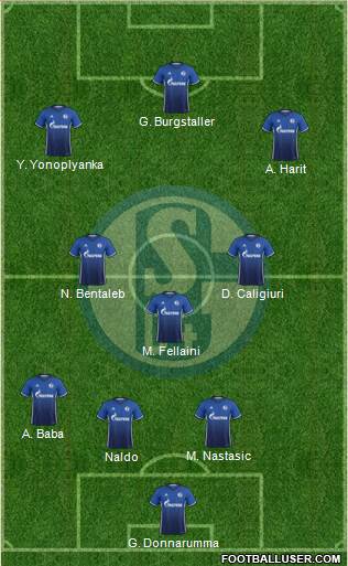 FC Schalke 04 Formation 2018