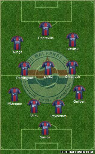 Stade Malherbe Caen Basse-Normandie Formation 2018