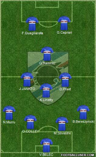 Sampdoria Formation 2018