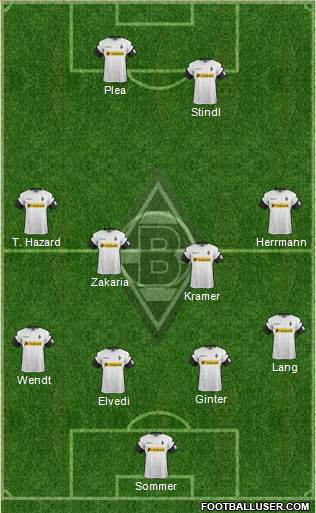 Borussia Mönchengladbach Formation 2018