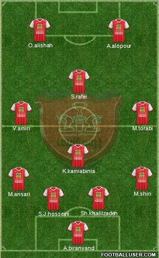 Persepolis Tehran Formation 2018