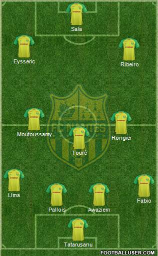 FC Nantes Formation 2018