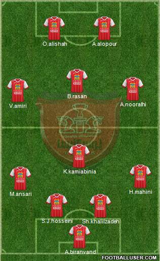 Persepolis Tehran Formation 2018