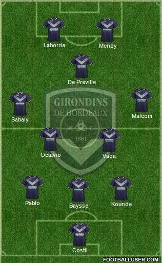 FC Girondins de Bordeaux Formation 2018