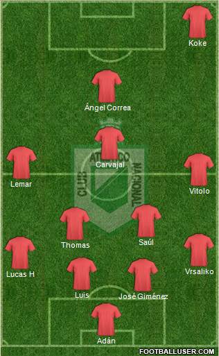 CDC Atlético Nacional Formation 2018