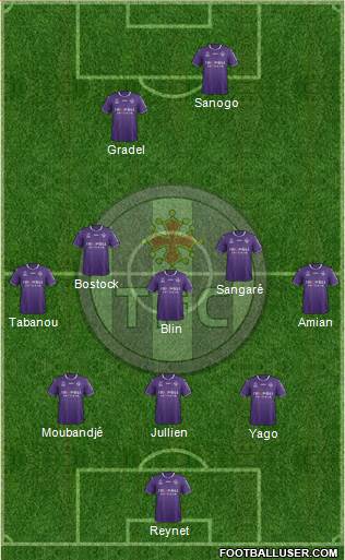 Toulouse Football Club Formation 2018