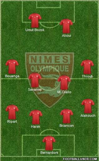 Nîmes Olympique Formation 2018