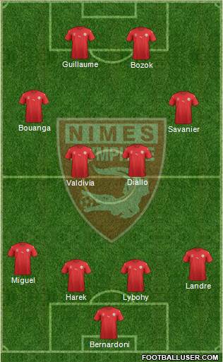 Nîmes Olympique Formation 2018