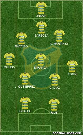 Defensa y Justicia Formation 2018