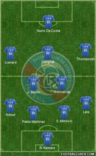 Racing Club de Strasbourg-Football Formation 2018