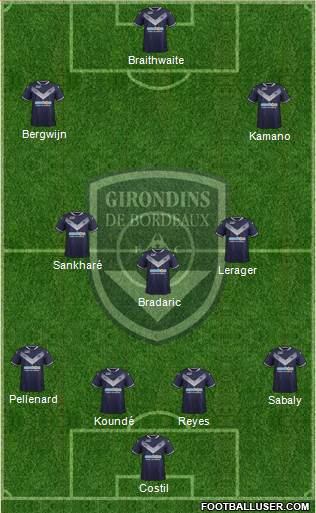 FC Girondins de Bordeaux Formation 2018