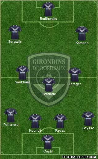 FC Girondins de Bordeaux Formation 2018