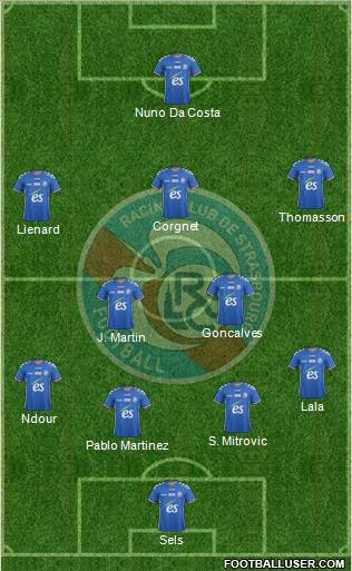 Racing Club de Strasbourg-Football Formation 2018