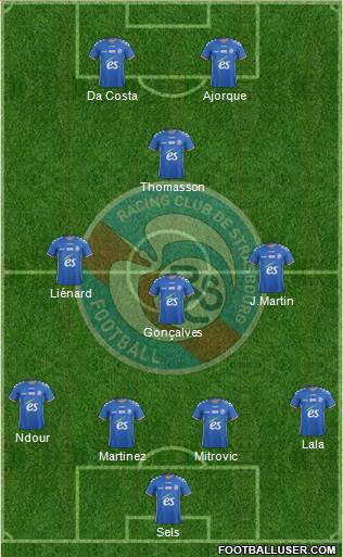 Racing Club de Strasbourg-Football Formation 2018