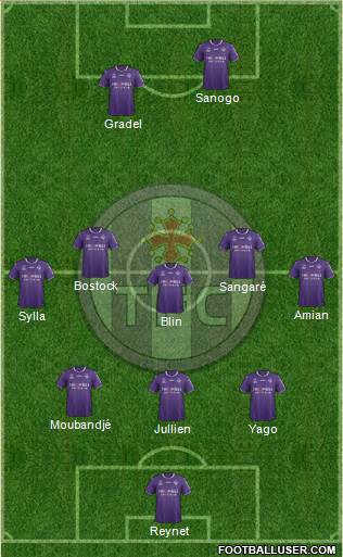 Toulouse Football Club Formation 2018