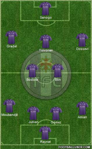 Toulouse Football Club Formation 2018