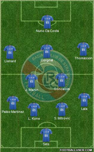 Racing Club de Strasbourg-Football Formation 2018