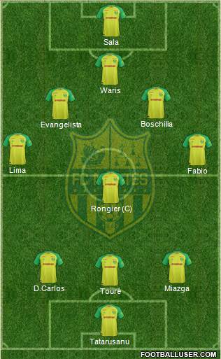 FC Nantes Formation 2018