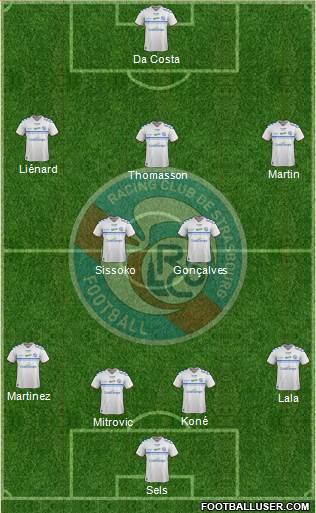 Racing Club de Strasbourg-Football Formation 2018