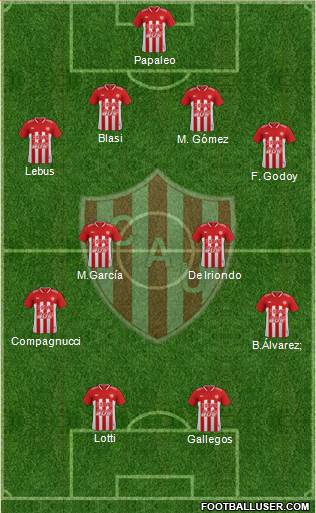 Unión de Santa Fe Formation 2018