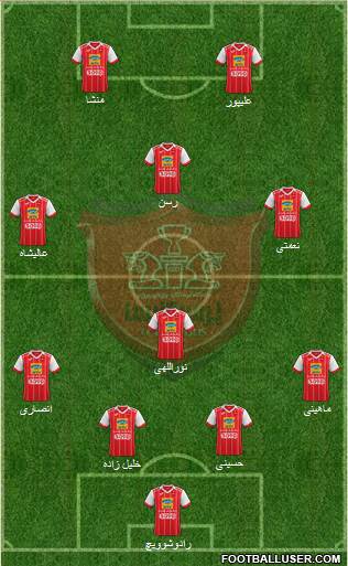 Persepolis Tehran Formation 2018