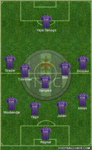 Toulouse Football Club Formation 2018