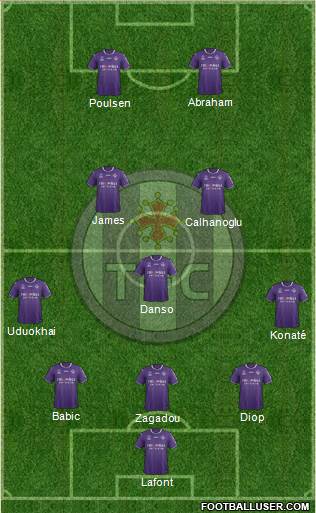 Toulouse Football Club Formation 2018