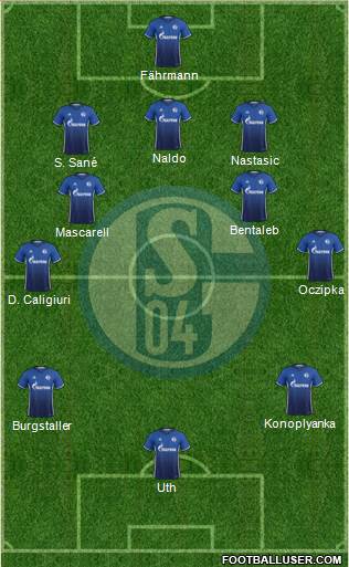 FC Schalke 04 Formation 2018