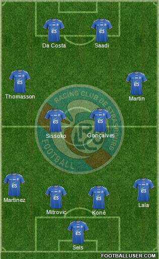 Racing Club de Strasbourg-Football Formation 2018