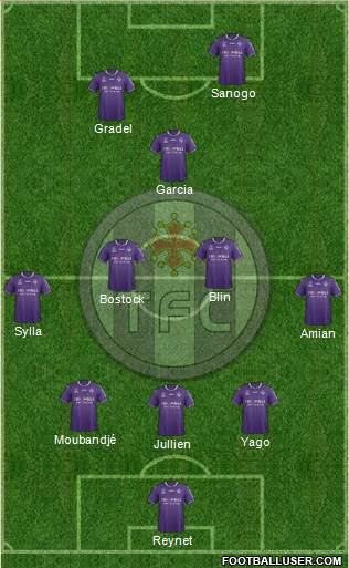 Toulouse Football Club Formation 2018