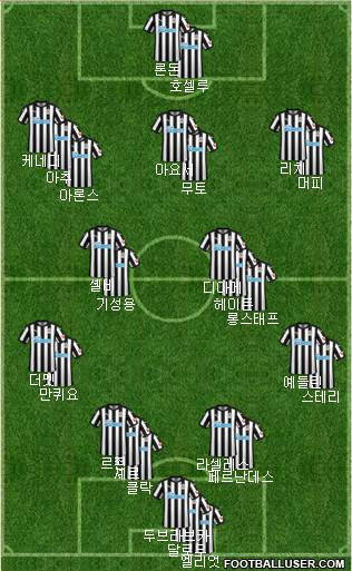 Newcastle United Formation 2018