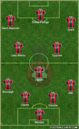 OGC Nice Côte d'Azur Formation 2018