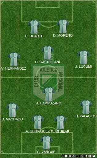 CDC Atlético Nacional Formation 2018