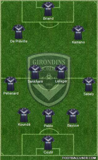 FC Girondins de Bordeaux Formation 2018