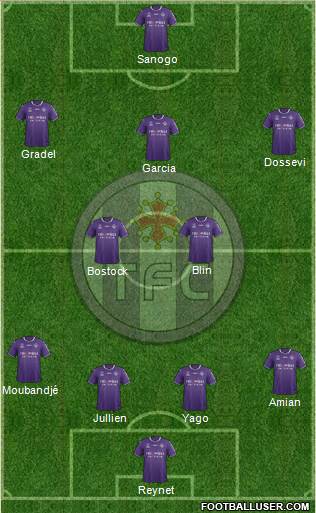 Toulouse Football Club Formation 2018