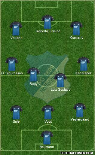 TSG 1899 Hoffenheim Formation 2018