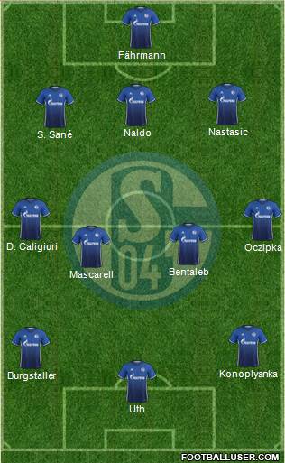 FC Schalke 04 Formation 2018