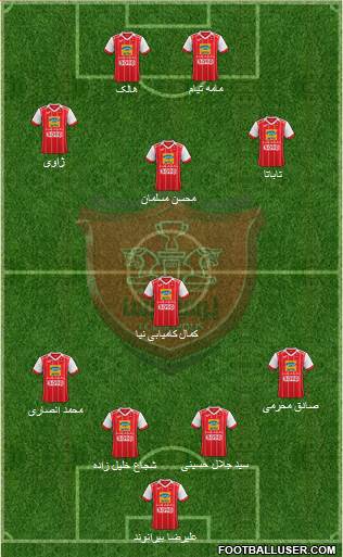 Persepolis Tehran Formation 2018