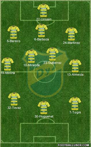 Defensa y Justicia Formation 2018