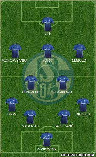 FC Schalke 04 Formation 2018