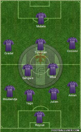 Toulouse Football Club Formation 2018